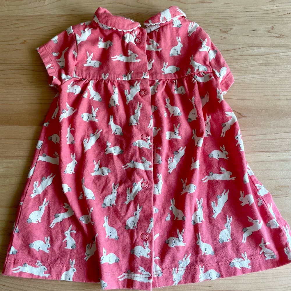 Baby Boden Pink Bunny Top in size 3-6 months | Girls Spring Boden Top - Picture 2 of 3